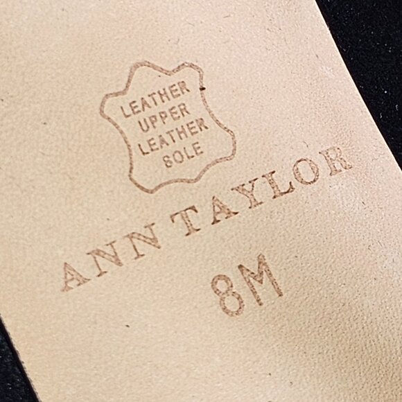 Ann Taylor Katlin 3.5” Stiletto Heel Cutout Scarpin Slip On Suede Pumps 8M - Picture 14 of 15